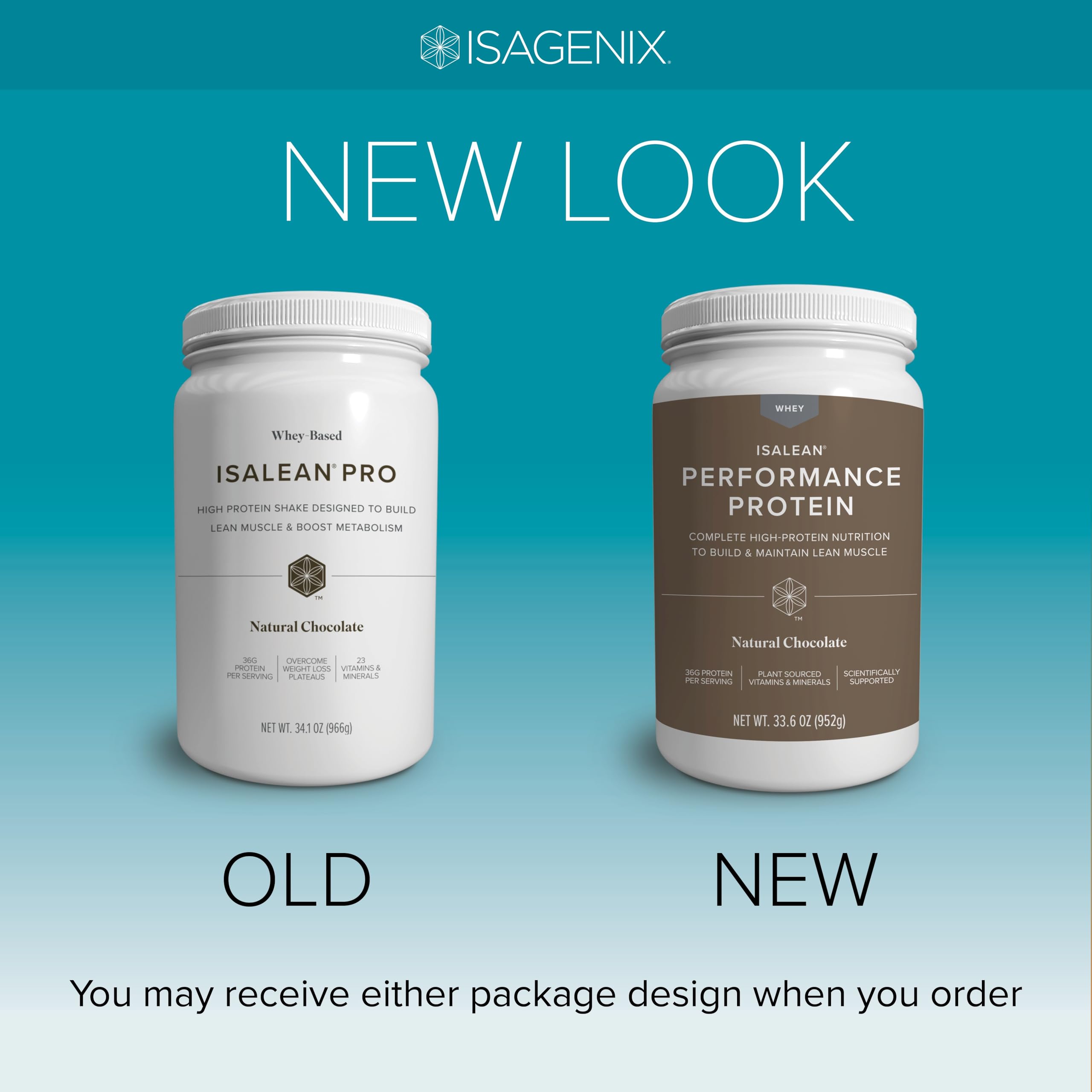 Isagenix IsaLean shake with creamy texture suggesting fullness and satiety