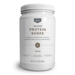 Isagenix IsaLean shake bottle mocha for on-the-go nourishment