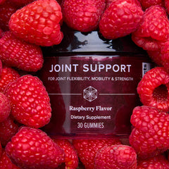 Isagenix Joint Support GMP-tested product with low calories per gummy