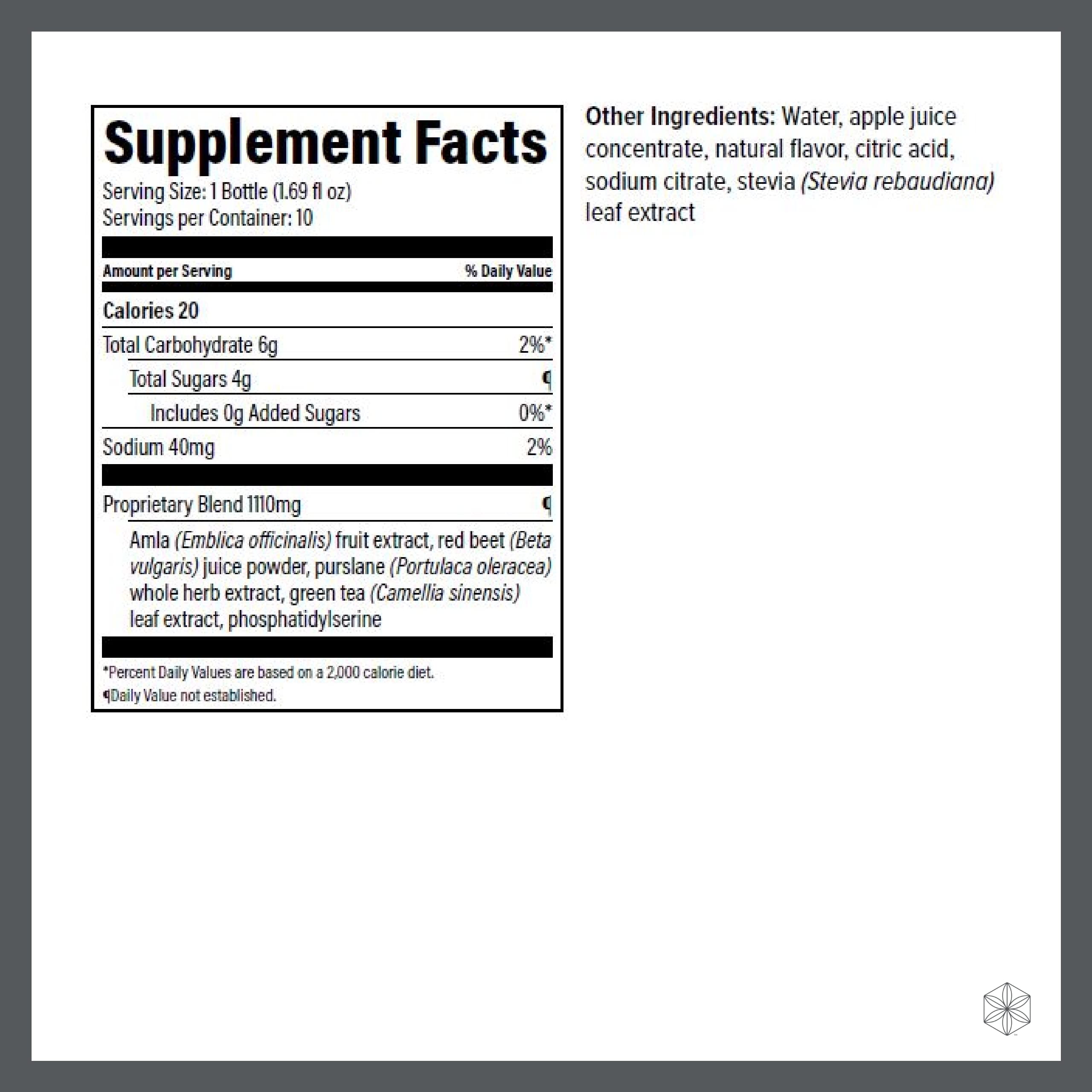 Isagenix Nootropic Elixir bottle side view suggesting portable focus on the go