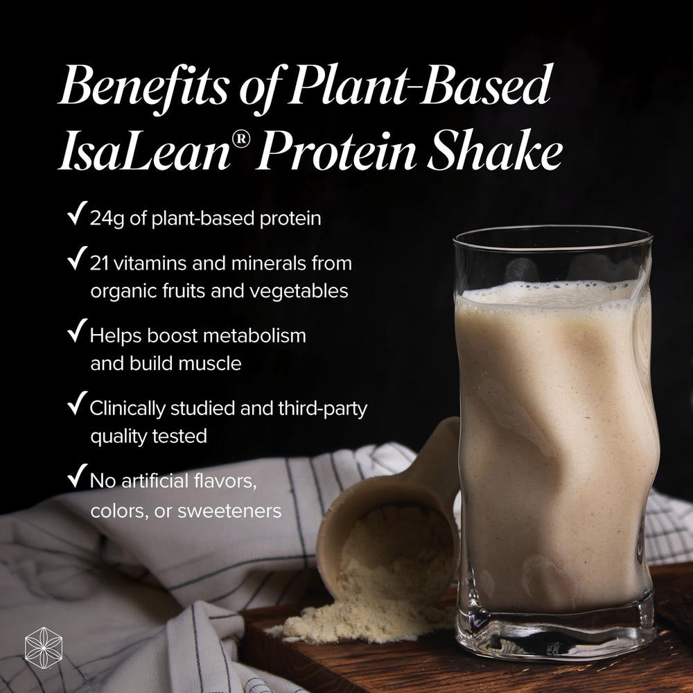 Isagenix IsaLean Vanilla Chai flavor close-up shows clean ingredients