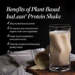 Isagenix IsaLean Vanilla Chai flavor close-up shows clean ingredients