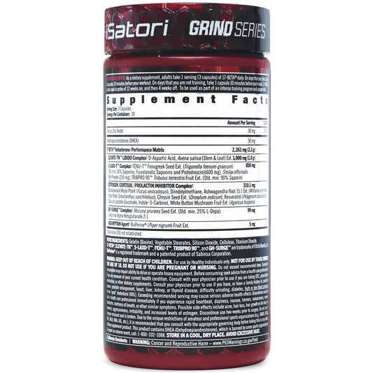 iSatori 17-Beta capsules closeup shows 3-per-serving design for convenient dosing