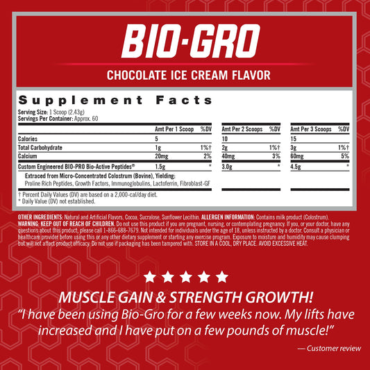 iSatori BIO-GRO powder dispensing; convenient mix for pre- or post-workout recovery