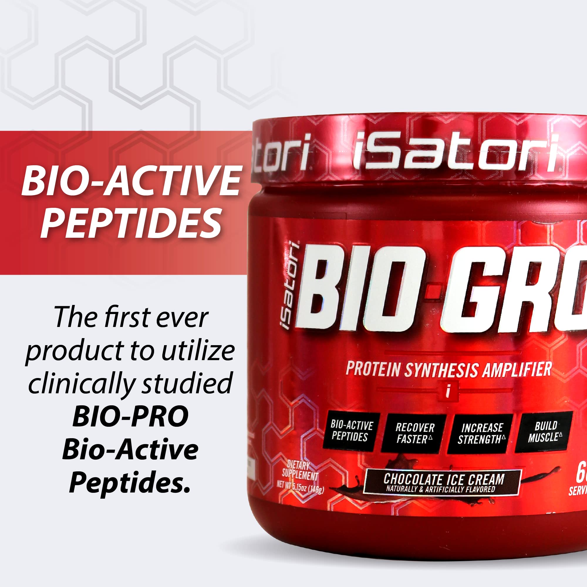 iSatori BIO-GRO preworkout-mixer; shake-ready blend for stimulant-free performance support