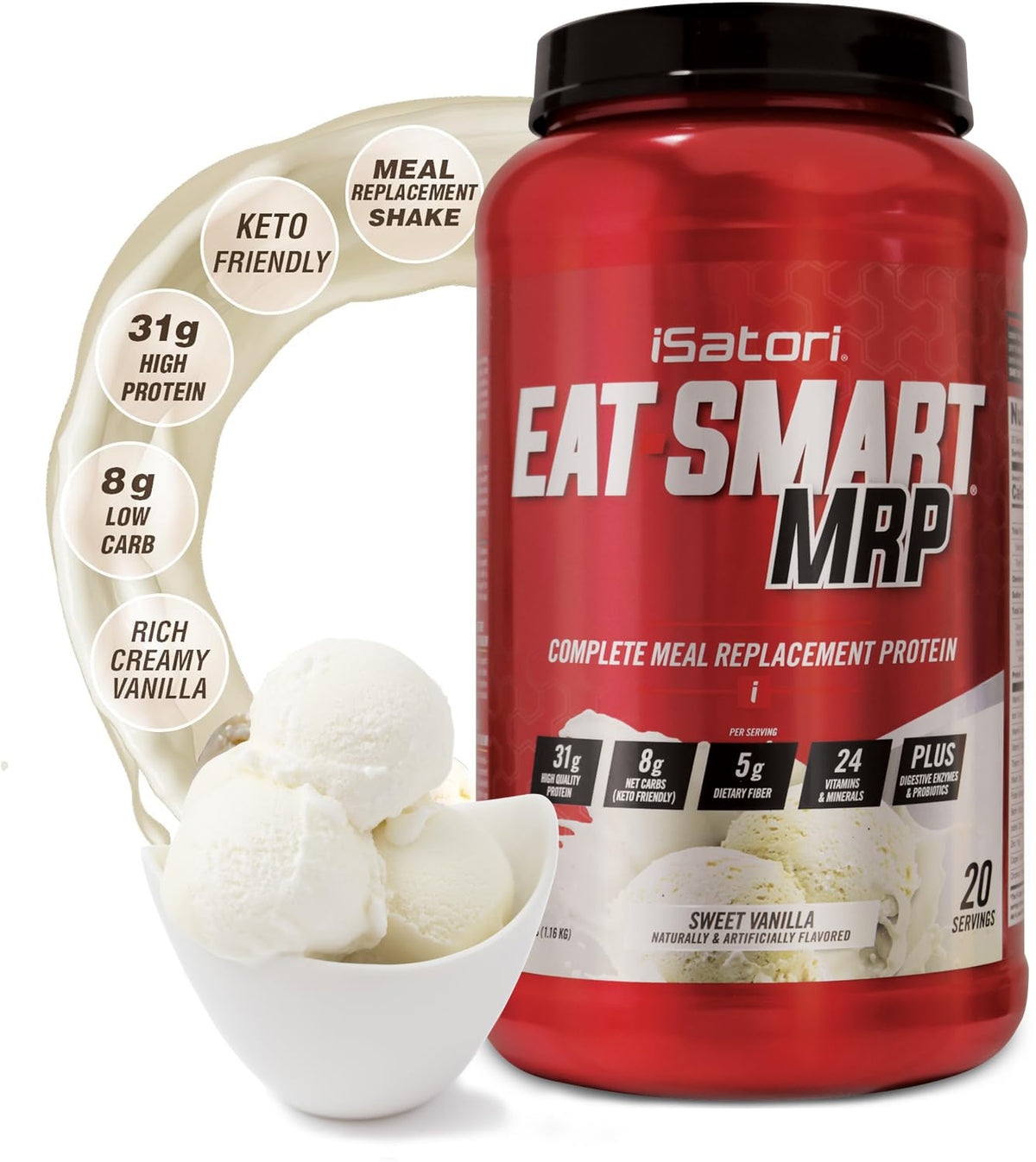 iSatori Eat Smart MRP bottle for on-the-go balanced meals