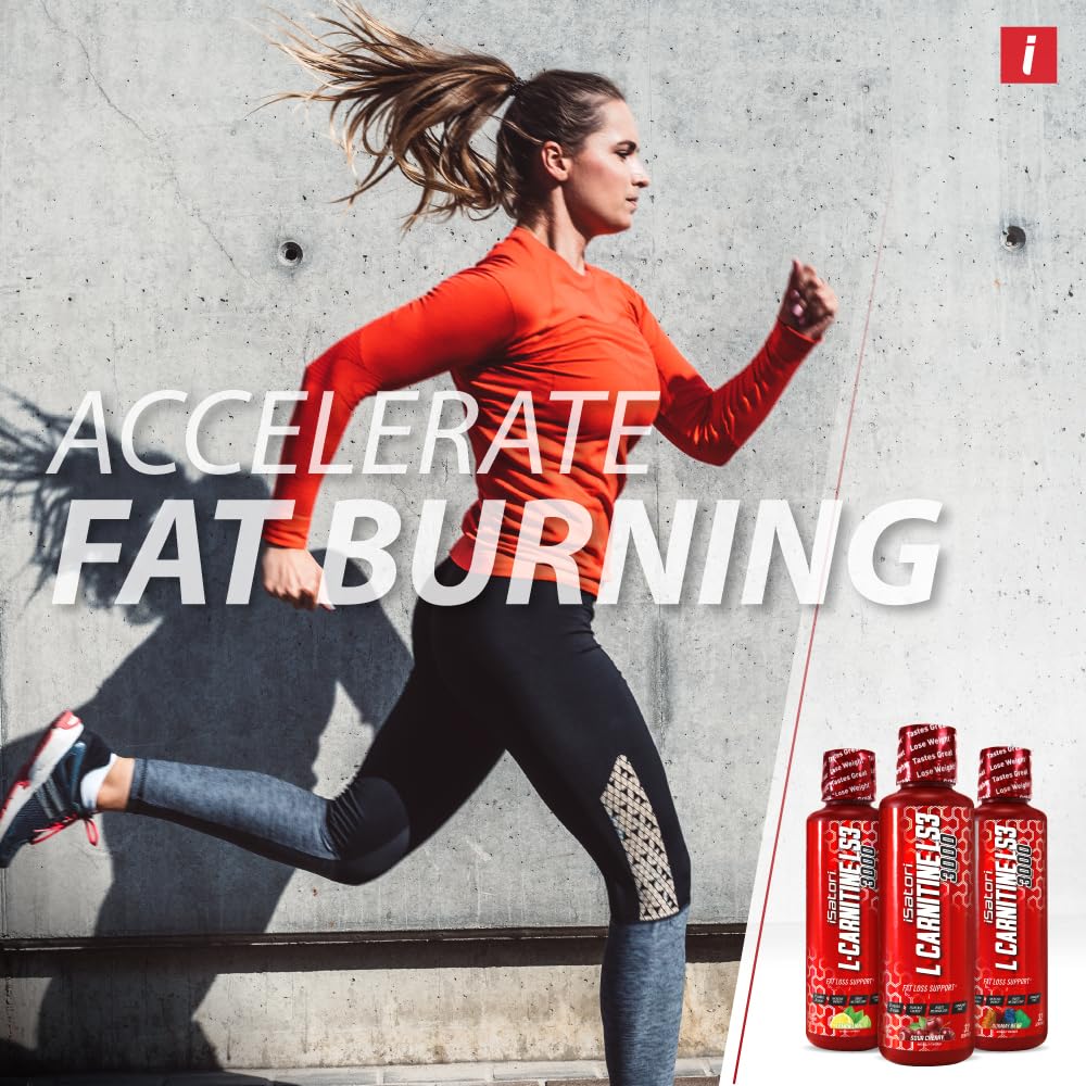 isatori L-Carnitine LS3 3000 label info shows ingredients and benefits text