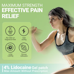 ishancare lidocaine 4% patch individually wrapped for convenient use