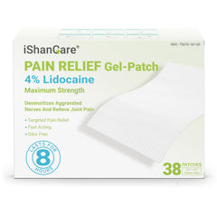 ishancare lidocaine 4% patches box for on-the-go relief