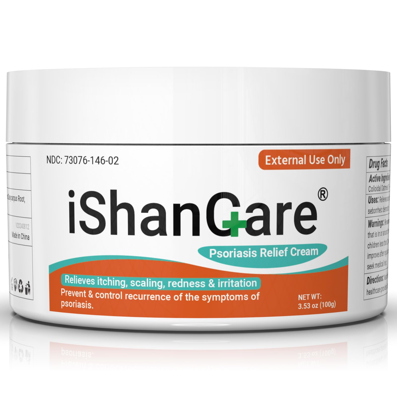 ishancare Psoriasis Cream bottle front view for quick relief and moisture