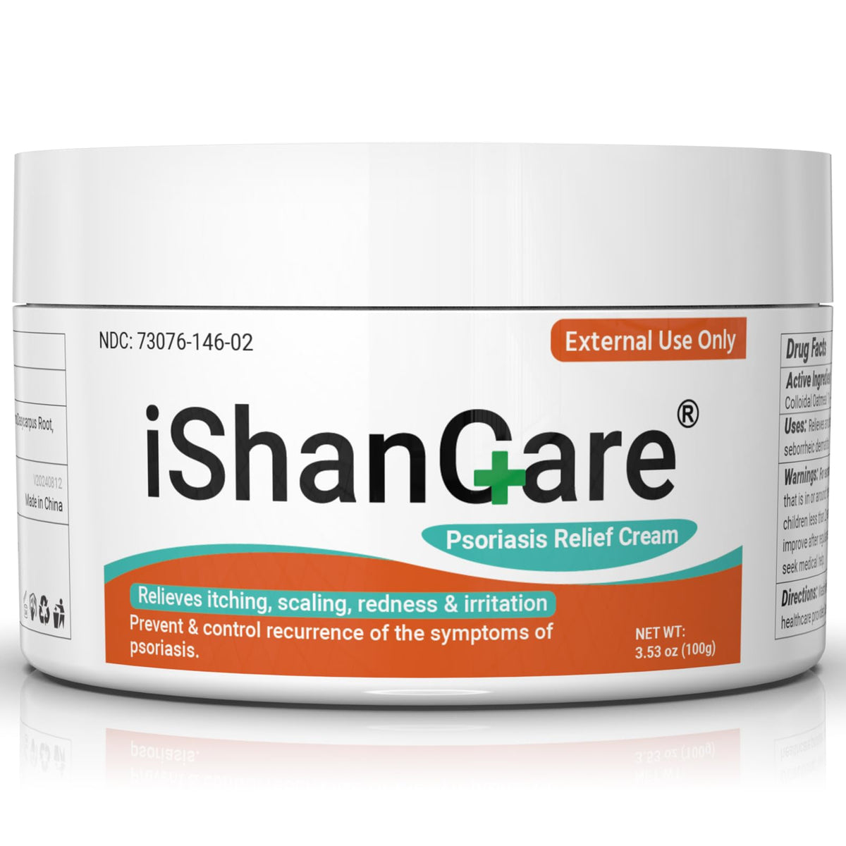 ishancare Psoriasis Cream bottle front view for quick relief and moisture