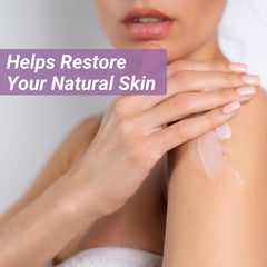 ishancare Urticaria Cream application arm captures soothing coverage