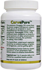 Island Nutrition oregano oil capsules packaging signals premium clean ingredients