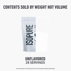 Isopure Collagen Peptides blended into smoothie, sugar-free supplement option.