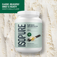 Isopure plant-based protein bowl with ingredients highlighting amino acid profile
