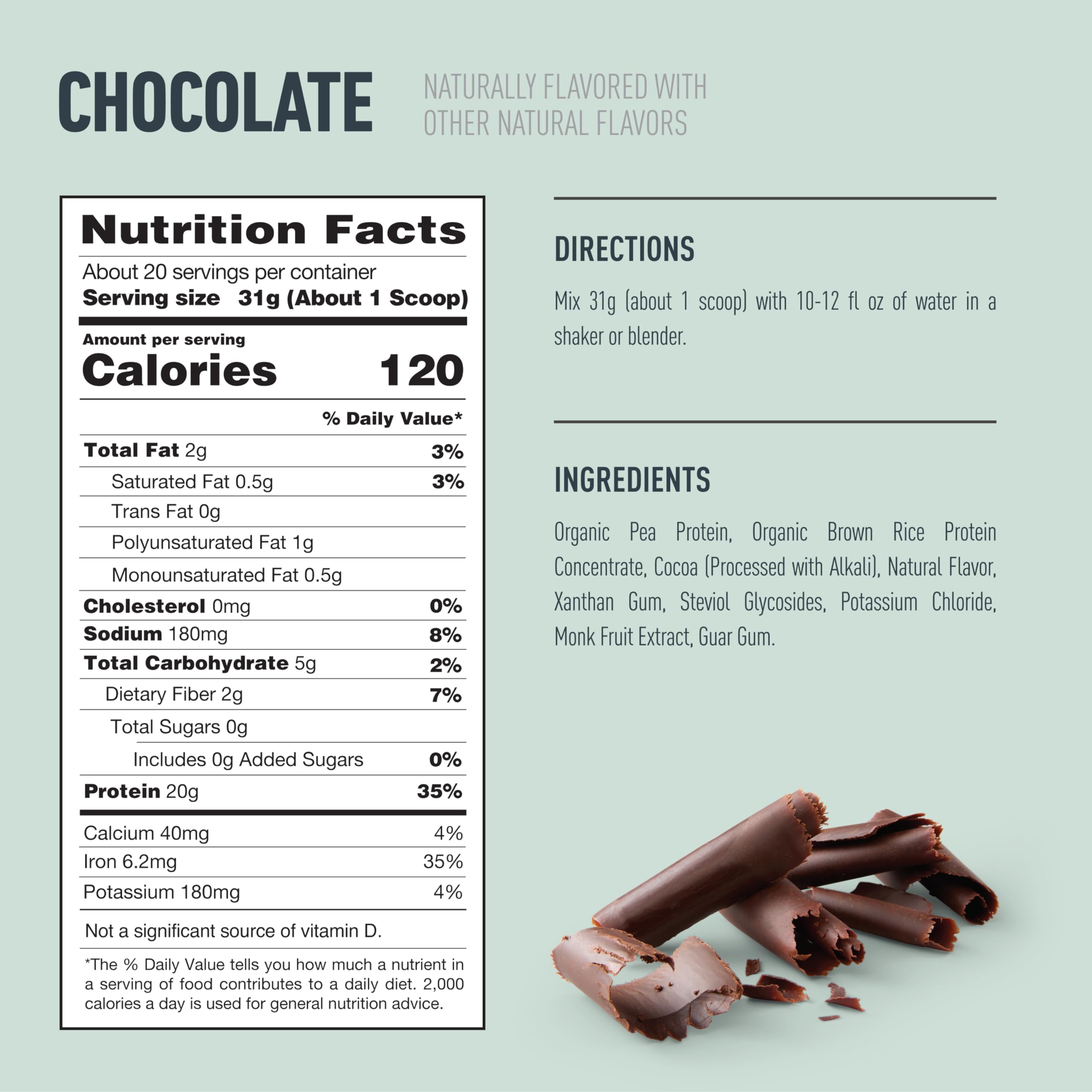 Isopure chocolate protein shake ready in glass with rich flavor