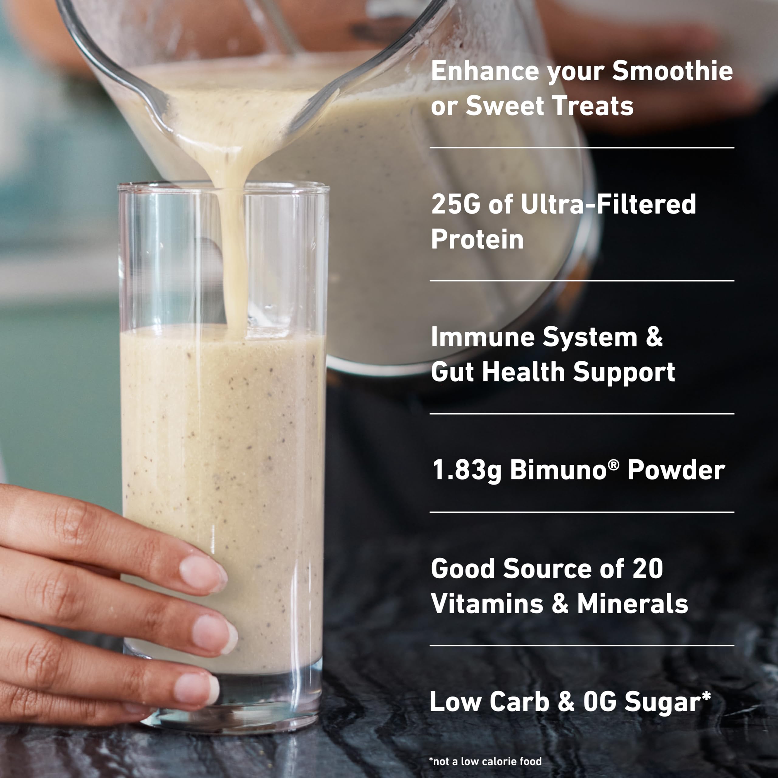 Isopure Protein + Gut Health Vanilla Creme packaging emphasizing gut-friendly blend