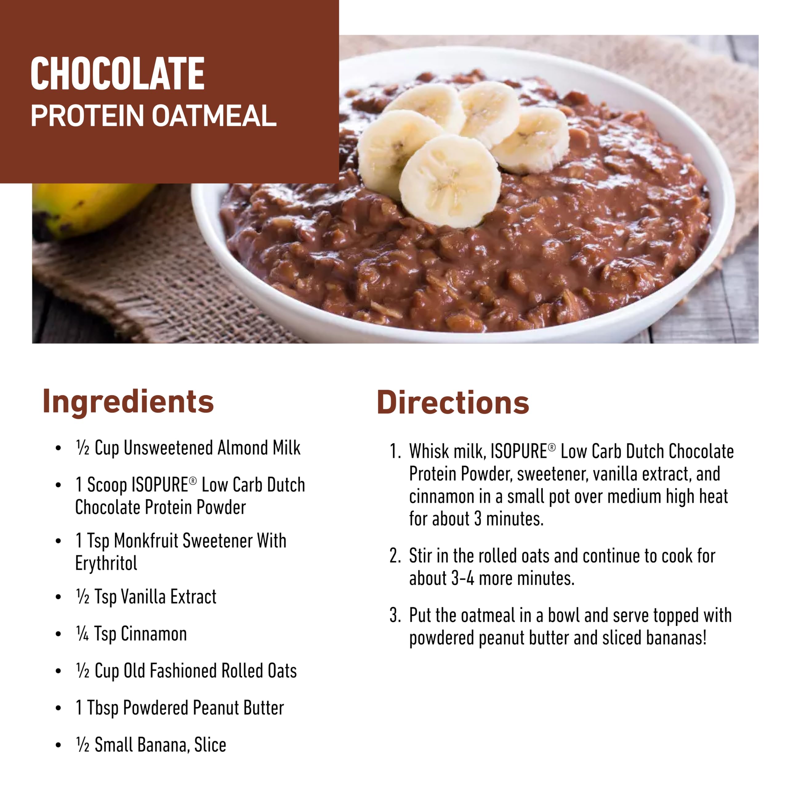 Isopure zero-sugar protein powder blended with beverage.