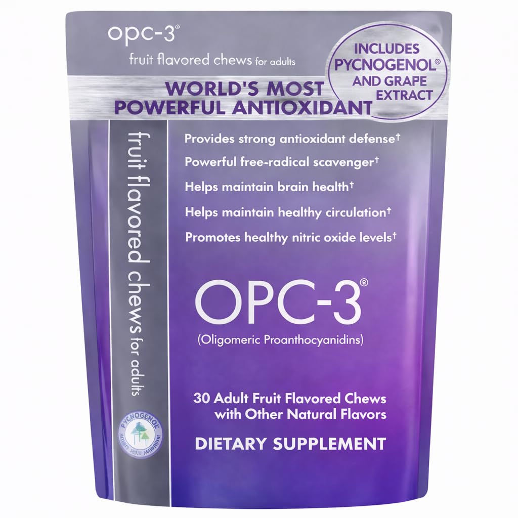 Isotonix OPC-3 chews bottle for convenient antioxidant support in daily routine
