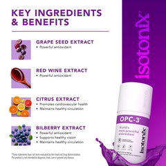 Isotonix OPC-3 glass showing mixed solution for convenient isotonic delivery