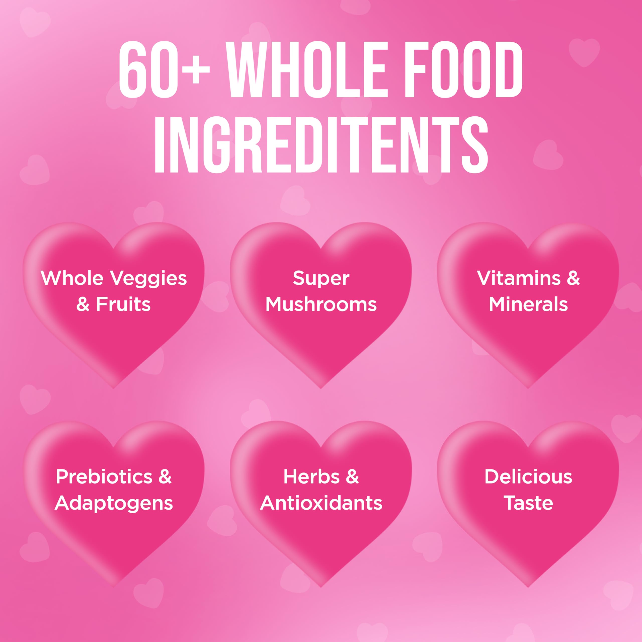 It Girl Vitamins gummies close-up shows pink heart texture and strawberry-like flavor for snacking