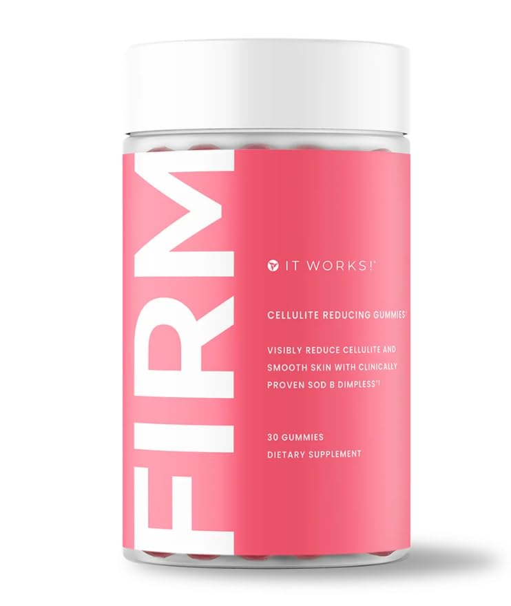 It Works! Firm bottle front shows the convenient cellulite-reducing option.