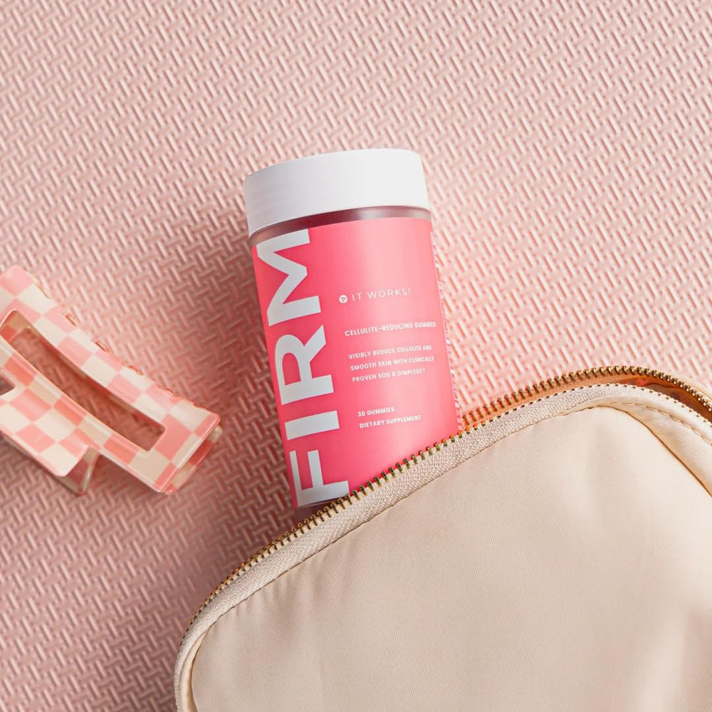 It Works! Firm skin-smoothing visual conveying a smoother texture look.