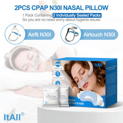 ItAll cotton-wrapped cushion provides ultra-soft fit and reduces nasal redness during sleep.