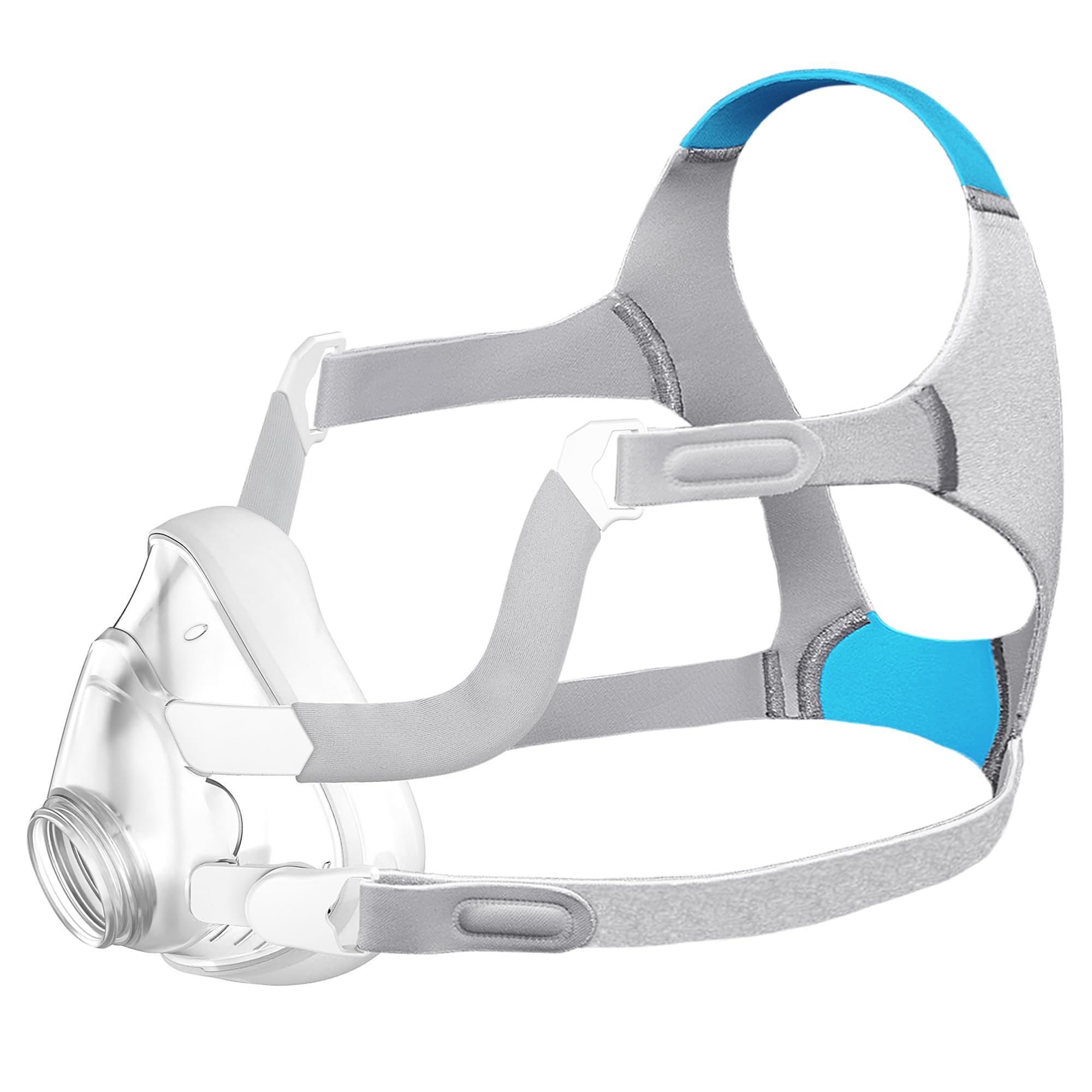 ItAll Cushion Set M for AirFit F20 closeup shows secure magnetic hold for stability