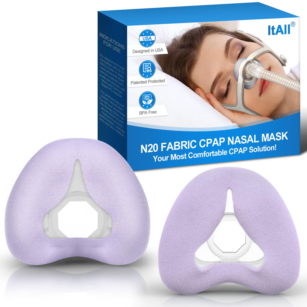 ItAll N20 cushion with cotton texture offers breathable, skin-friendly comfort for overnight use.