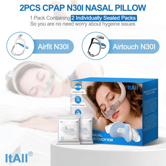 ItAll N30i cushion nose-bridge seal detail for a secure, comfortable fit