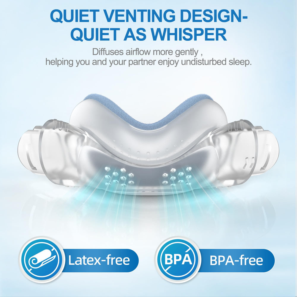 ItAll N30i ultra-soft cotton-wrap nose bridge for a gentle, secure fit.