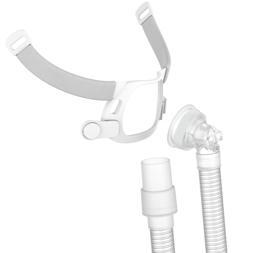 ItAll replacement frame for AirFit F40 with swivel tube provides open-eye comfort.