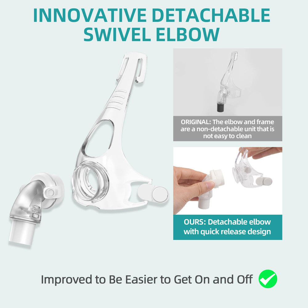 ItAll swivel elbow ensures a reliable seal and reduces resistance during assembly.