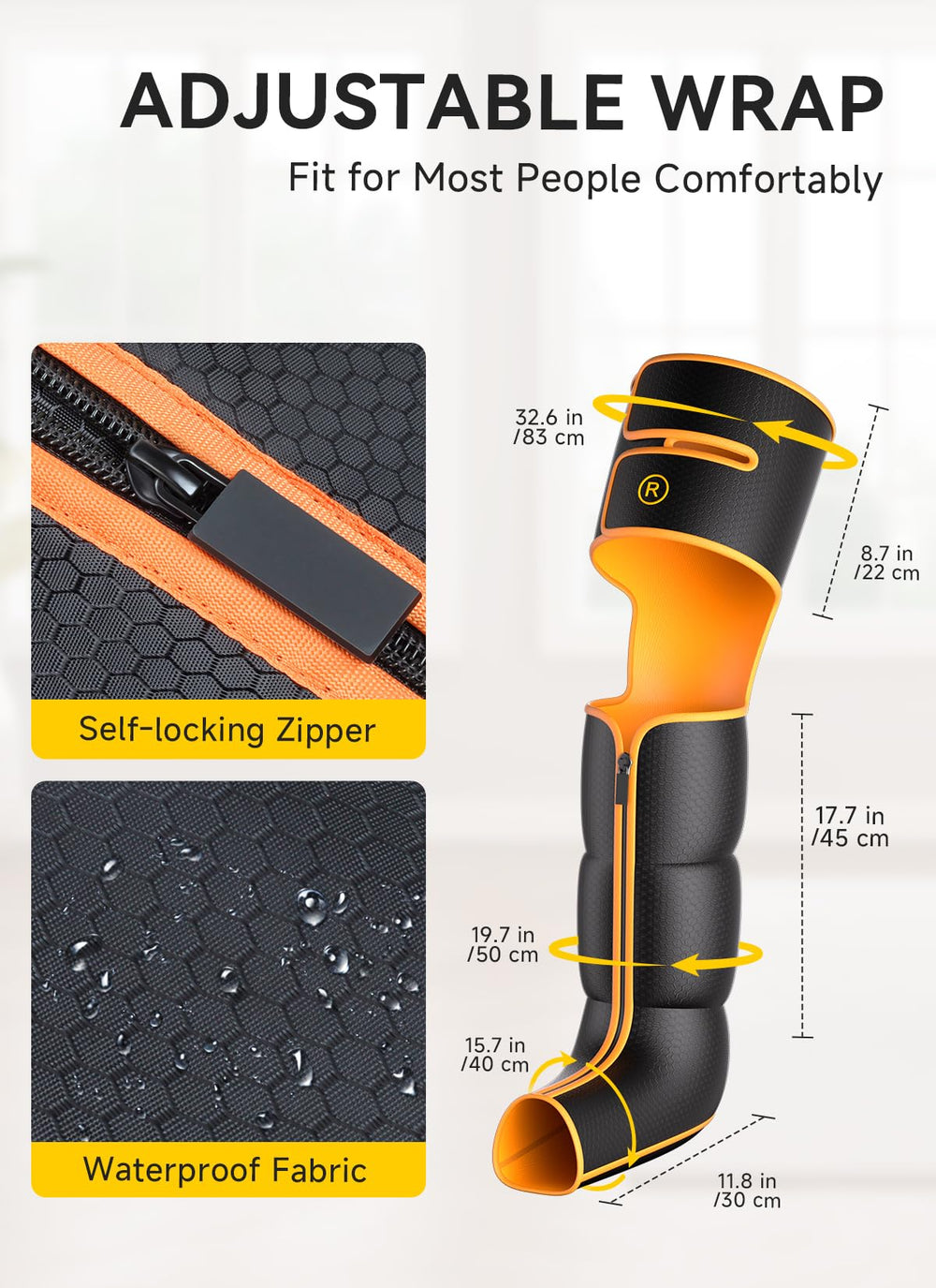 Travel-ready ITCPRL massager shown in its carry bag.