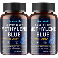 Itharoventis bottle closeup shows capsules for daily focus support.