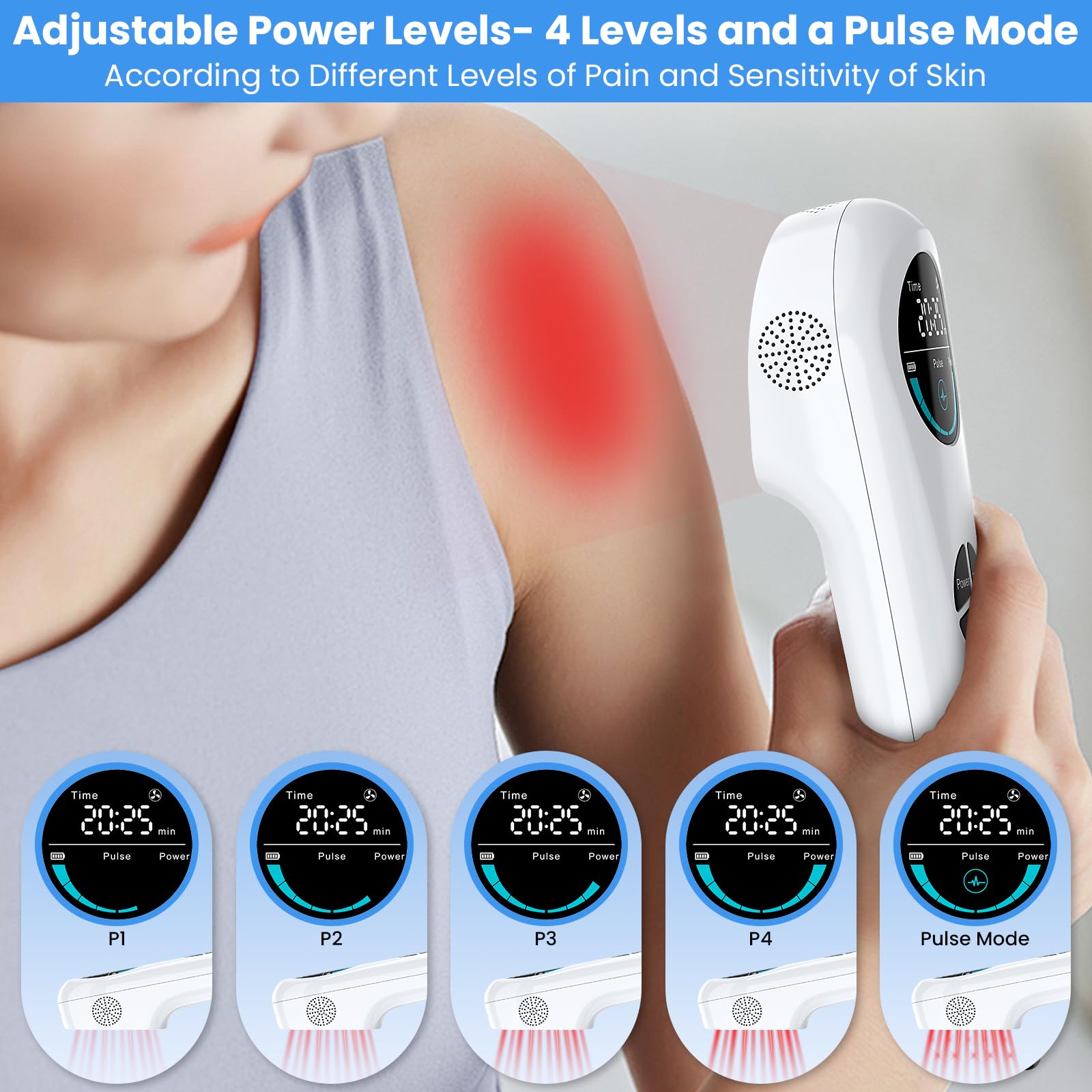 I-THERA-U tripod stand enables hands-free therapy at adjustable angles