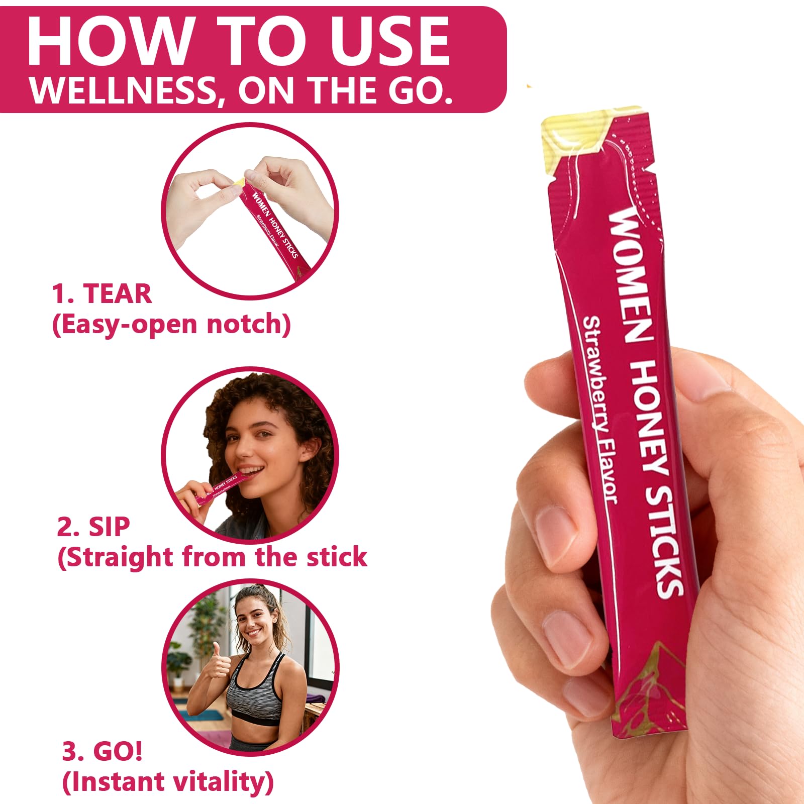 Itiban Shilajit Honey Sticks twist-open packets for mess-free enjoyment.