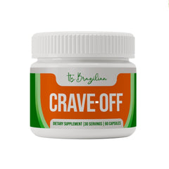 IT'S BRAZILIAN Crave-Off bottle front shows a clean metabolism support option.