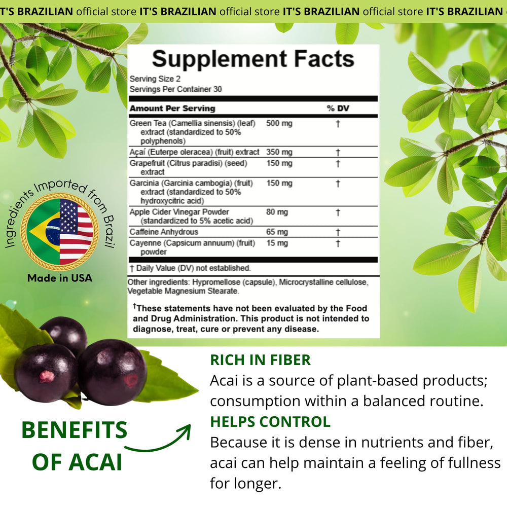 IT'S BRAZILIAN Crave-Off label detail highlights clean formula and non-GMO features.