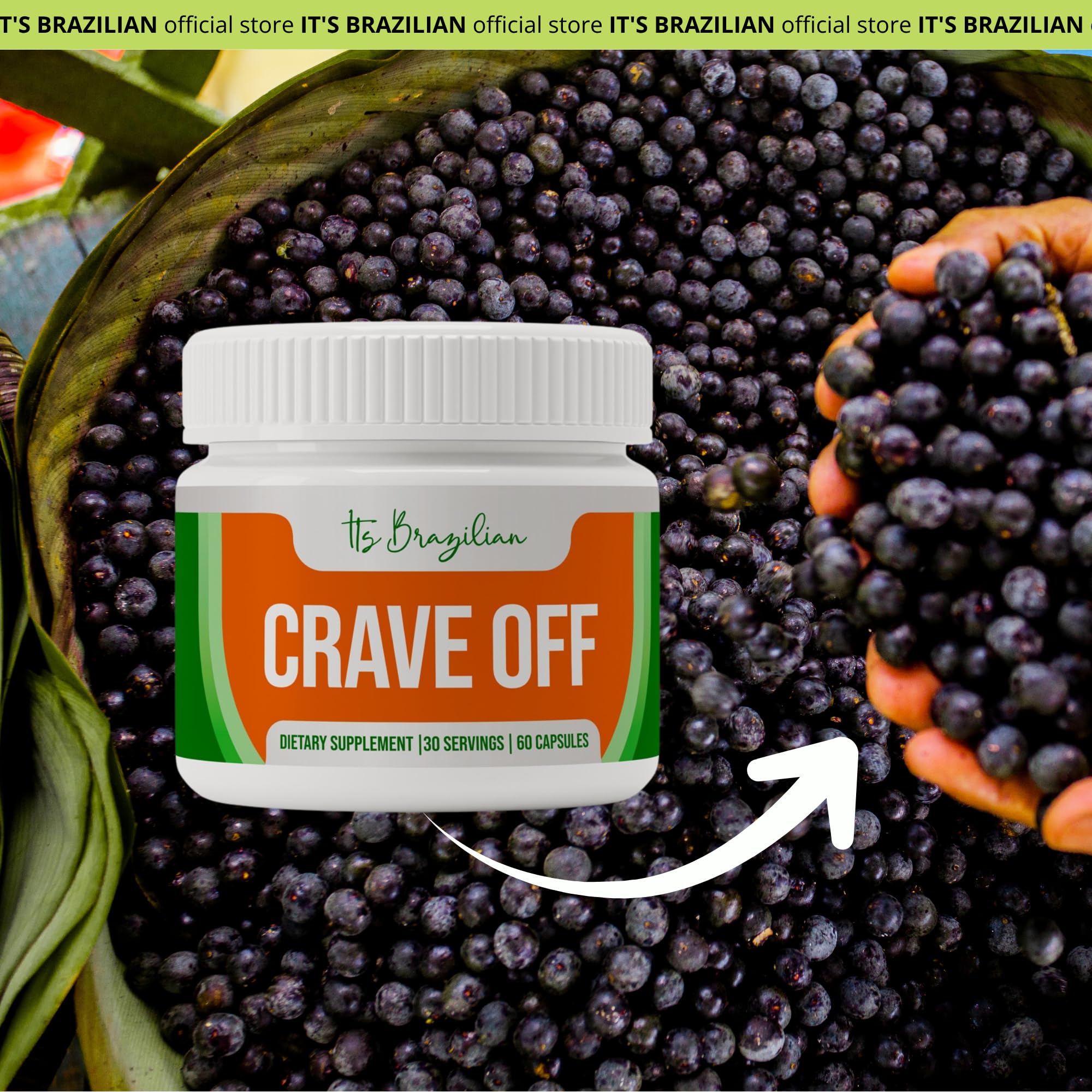 IT'S BRAZILIAN Crave-Off made-in-usa scene emphasizes quality manufacturing.