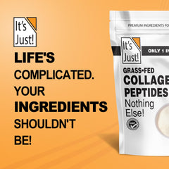 It's Just! Collagen peptides grass-fed-source highlights premium protein.