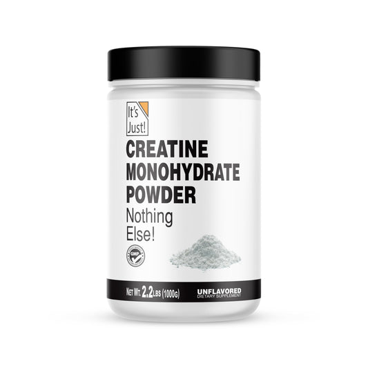 It's Just! creatine monohydrate powder in 1000 g bottle for daily workouts
