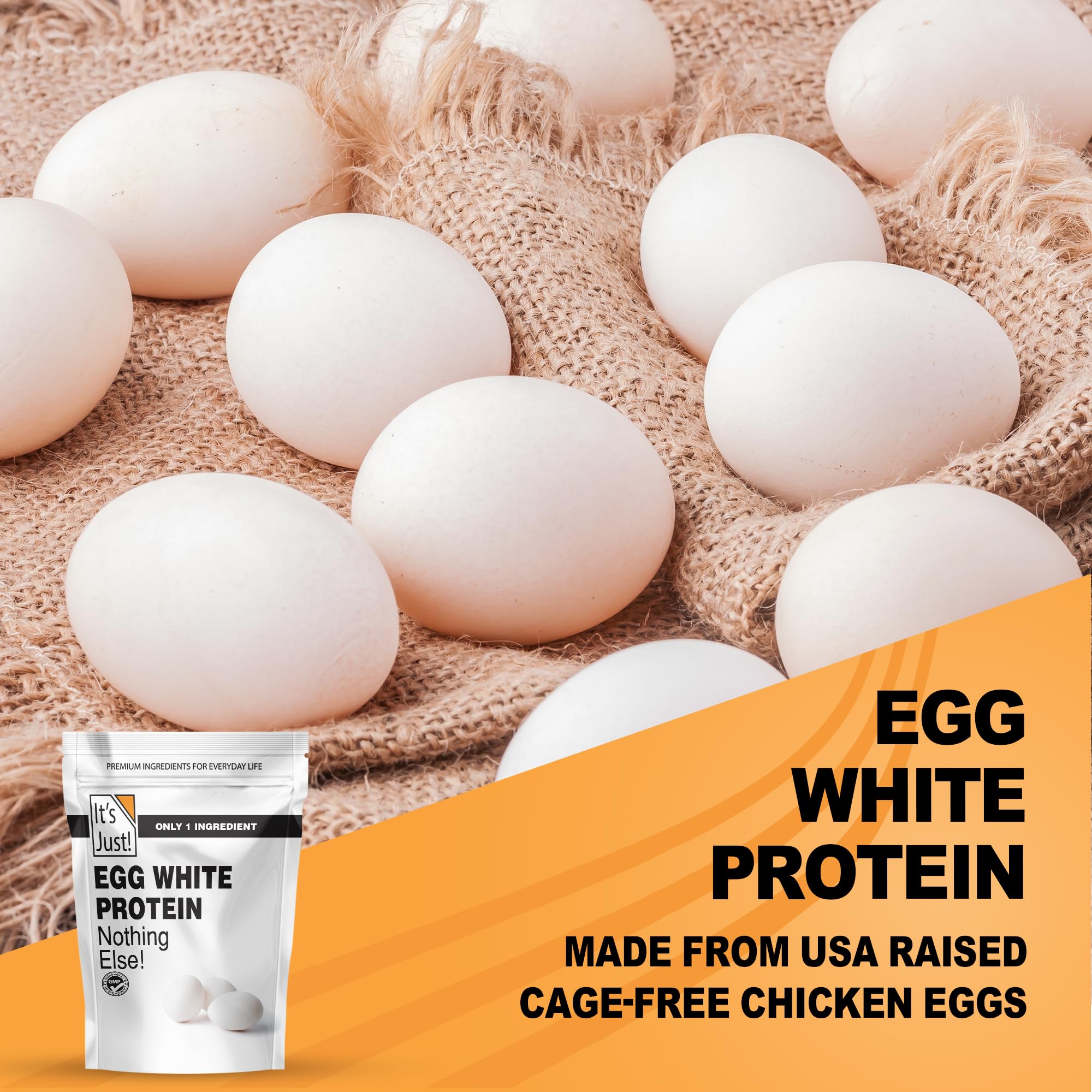 It's Just! egg white protein powder baking cup for keto-friendly treats