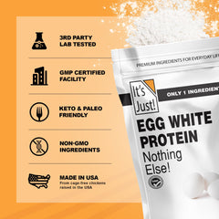 It's Just! egg white protein powder recipe creation inspires cooking ideas