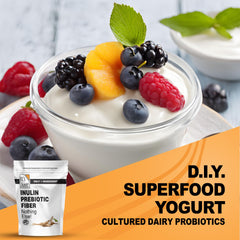 Its Just inulin powder in bowl ready for recipes