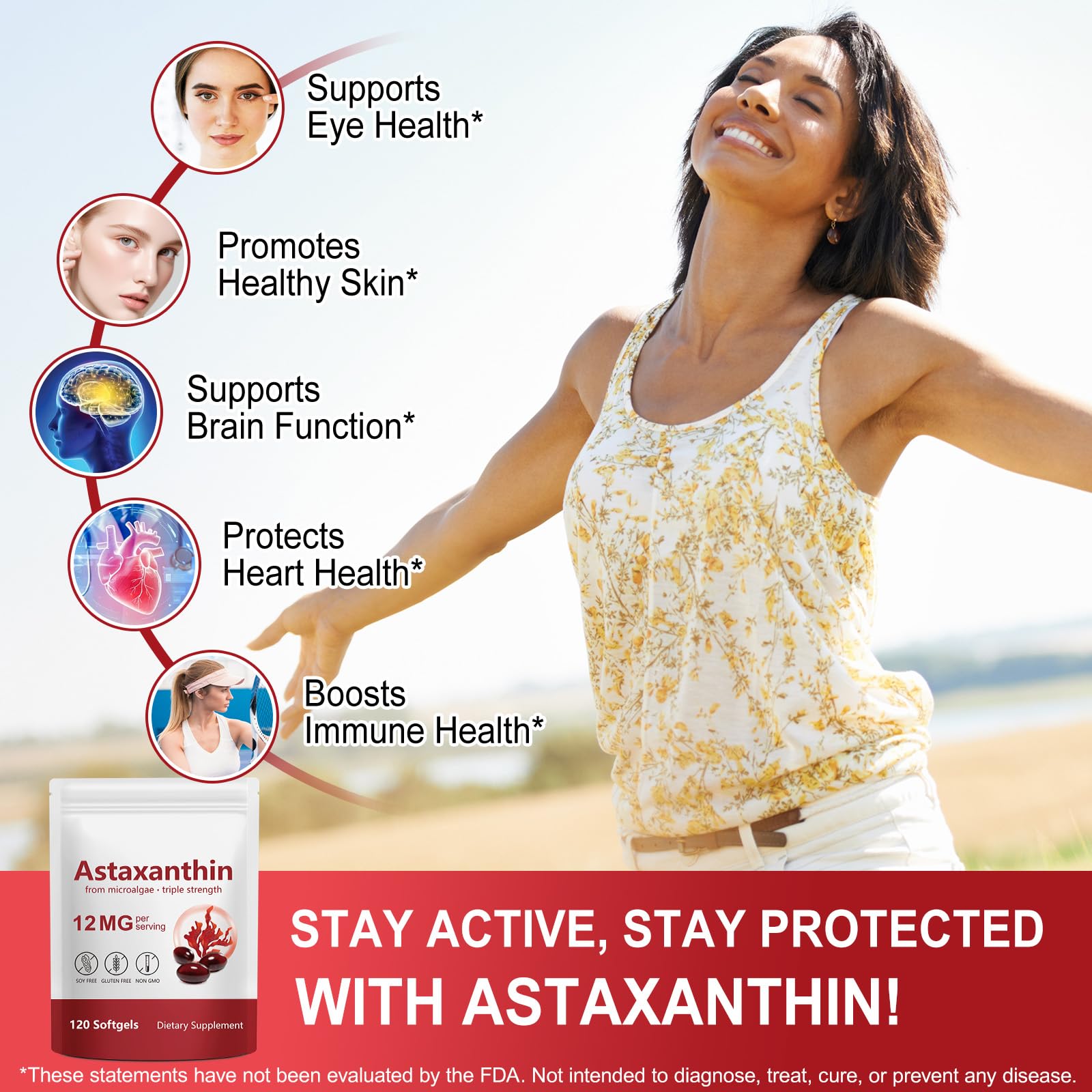 Haematococcus pluvialis extract source used in ITSDAWN Astaxanthin product.