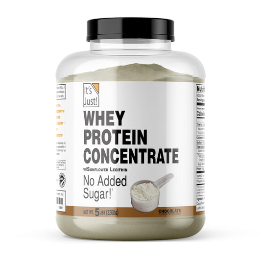 itsjust whey concentrate bag with 5 lb packaging for easy daily protein