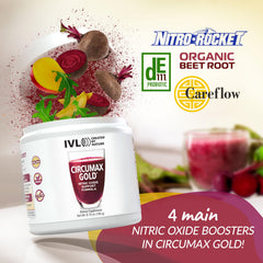 IVL CircuMax Gold probiotic B subtilis DE111 supports gut-friendly wellness.