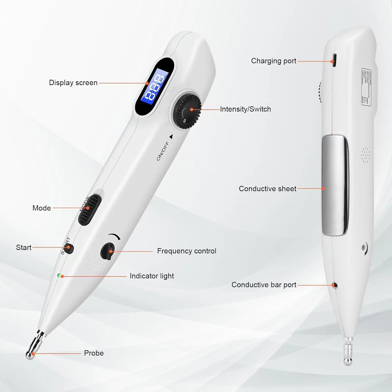 iVOLCONN rechargeable acupressure pen for convenient travel